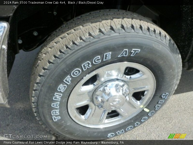 Black / Black/Diesel Gray 2014 Ram 3500 Tradesman Crew Cab 4x4