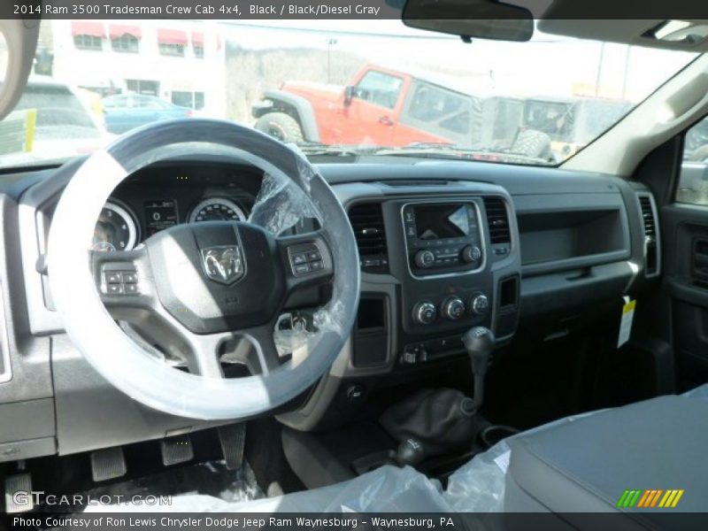 Black / Black/Diesel Gray 2014 Ram 3500 Tradesman Crew Cab 4x4