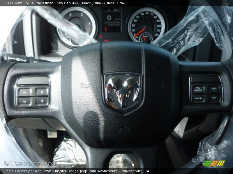 Black / Black/Diesel Gray 2014 Ram 3500 Tradesman Crew Cab 4x4