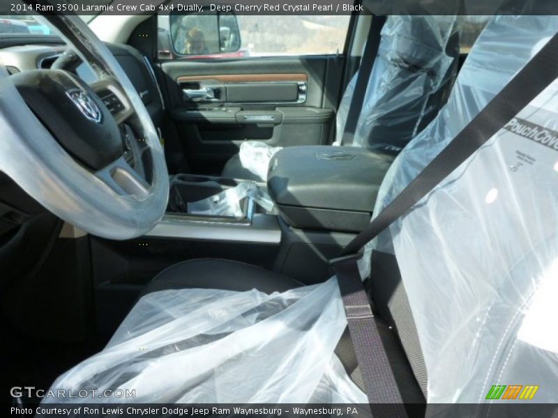 Deep Cherry Red Crystal Pearl / Black 2014 Ram 3500 Laramie Crew Cab 4x4 Dually