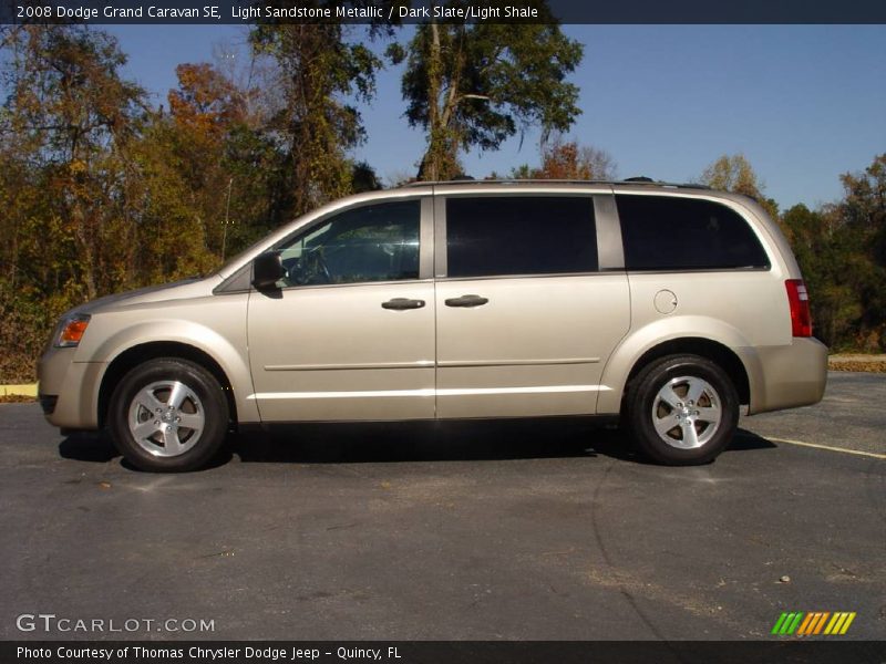 Light Sandstone Metallic / Dark Slate/Light Shale 2008 Dodge Grand Caravan SE