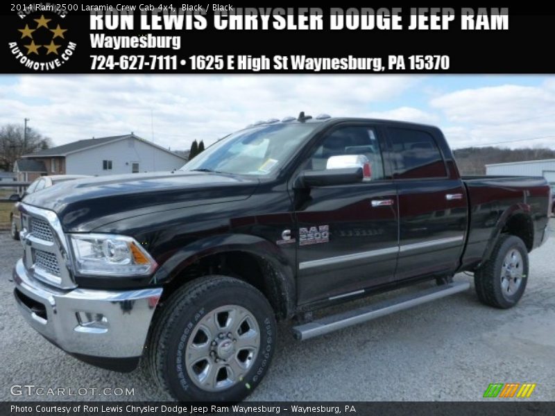 Black / Black 2014 Ram 2500 Laramie Crew Cab 4x4