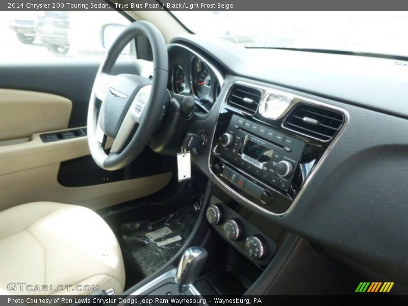 True Blue Pearl / Black/Light Frost Beige 2014 Chrysler 200 Touring Sedan