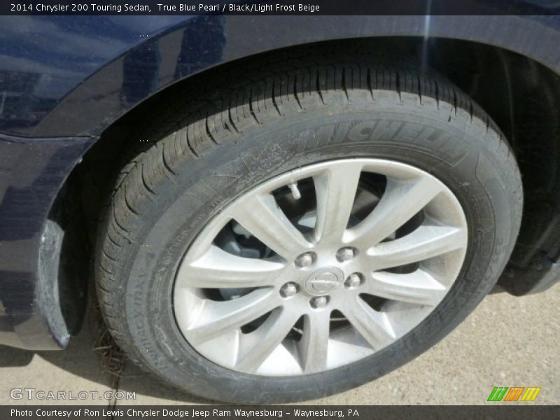 True Blue Pearl / Black/Light Frost Beige 2014 Chrysler 200 Touring Sedan