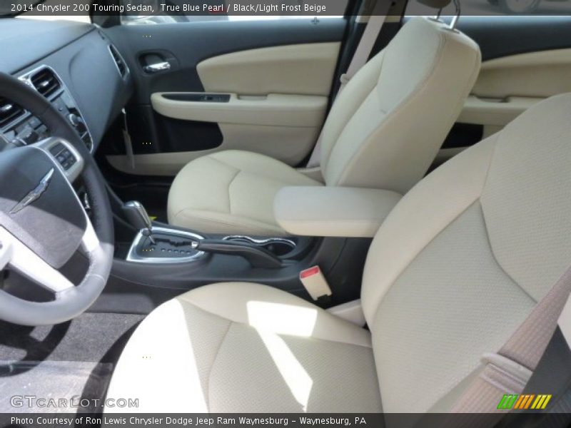 True Blue Pearl / Black/Light Frost Beige 2014 Chrysler 200 Touring Sedan