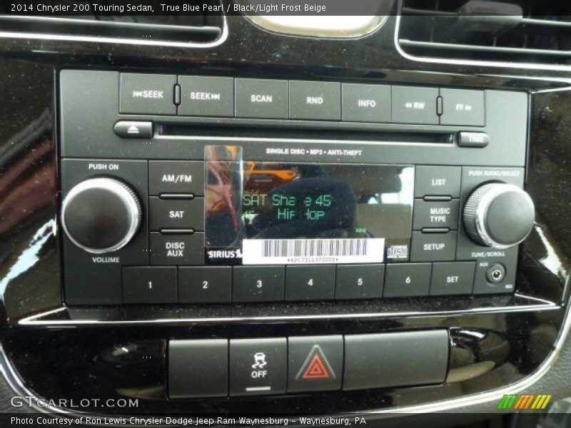 True Blue Pearl / Black/Light Frost Beige 2014 Chrysler 200 Touring Sedan