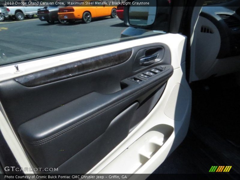 Maximum Steel Metallic / Black/Light Graystone 2013 Dodge Grand Caravan Crew