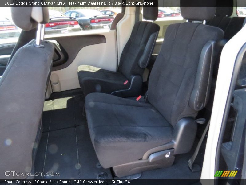 Maximum Steel Metallic / Black/Light Graystone 2013 Dodge Grand Caravan Crew