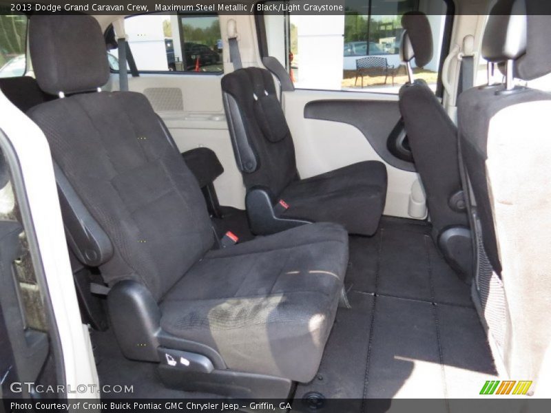 Maximum Steel Metallic / Black/Light Graystone 2013 Dodge Grand Caravan Crew