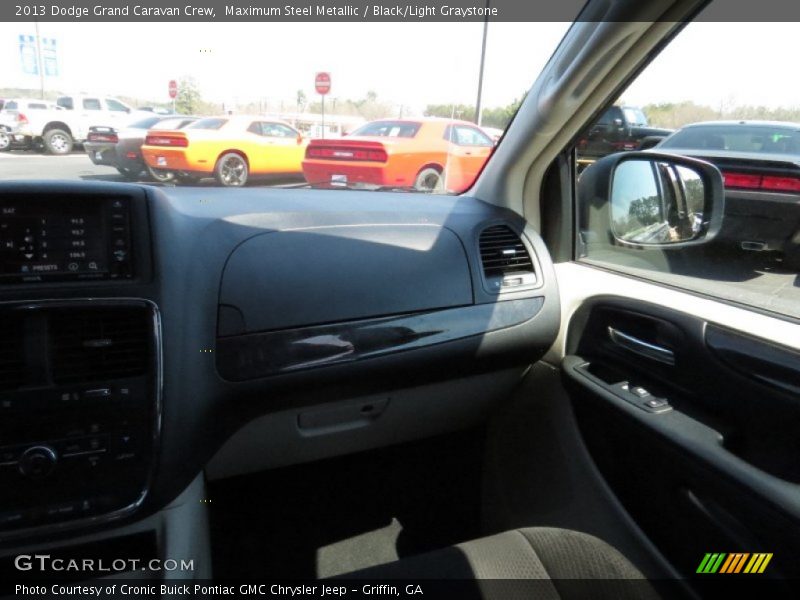 Maximum Steel Metallic / Black/Light Graystone 2013 Dodge Grand Caravan Crew