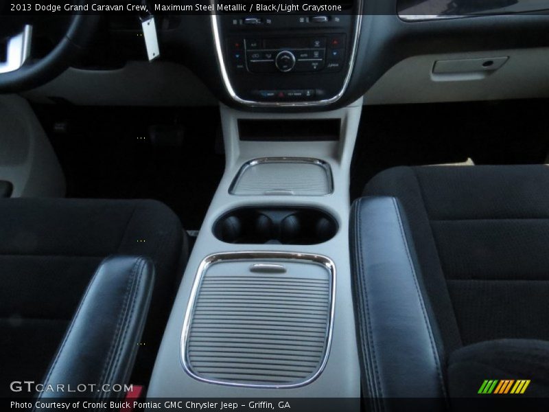 Maximum Steel Metallic / Black/Light Graystone 2013 Dodge Grand Caravan Crew