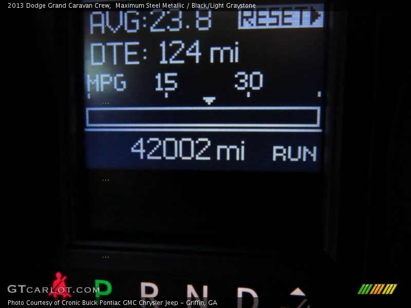 Maximum Steel Metallic / Black/Light Graystone 2013 Dodge Grand Caravan Crew