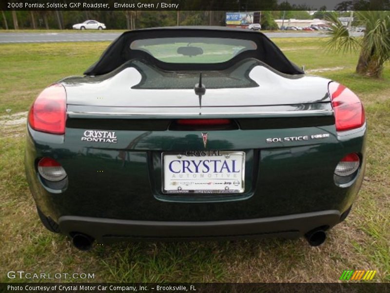 Envious Green / Ebony 2008 Pontiac Solstice GXP Roadster