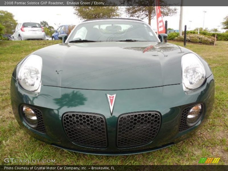Envious Green / Ebony 2008 Pontiac Solstice GXP Roadster