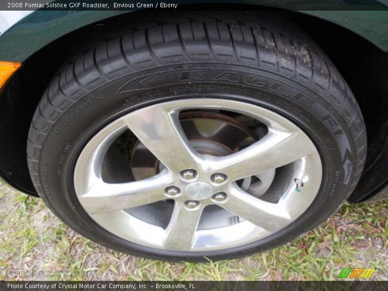 Envious Green / Ebony 2008 Pontiac Solstice GXP Roadster