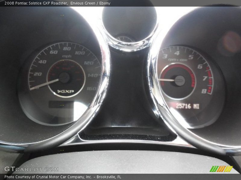 Envious Green / Ebony 2008 Pontiac Solstice GXP Roadster