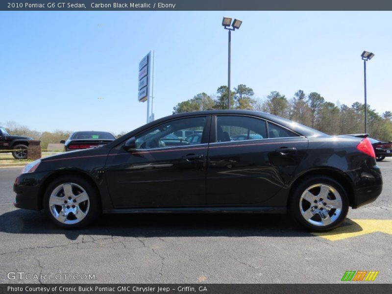 Carbon Black Metallic / Ebony 2010 Pontiac G6 GT Sedan