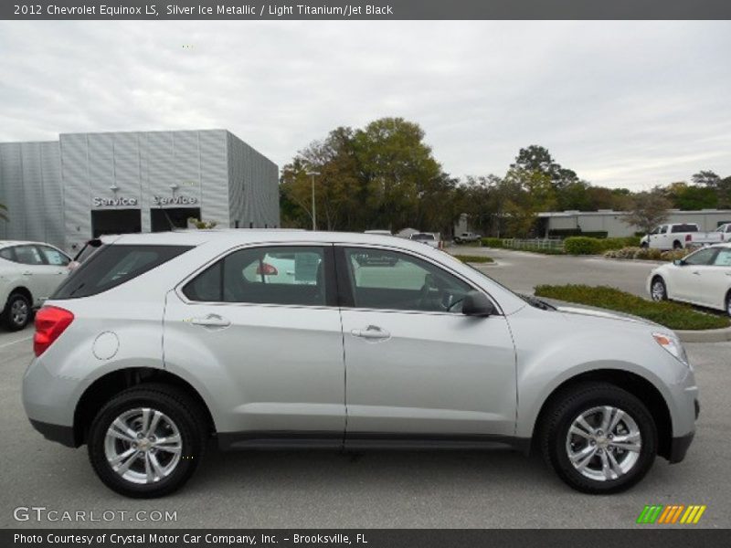 Silver Ice Metallic / Light Titanium/Jet Black 2012 Chevrolet Equinox LS