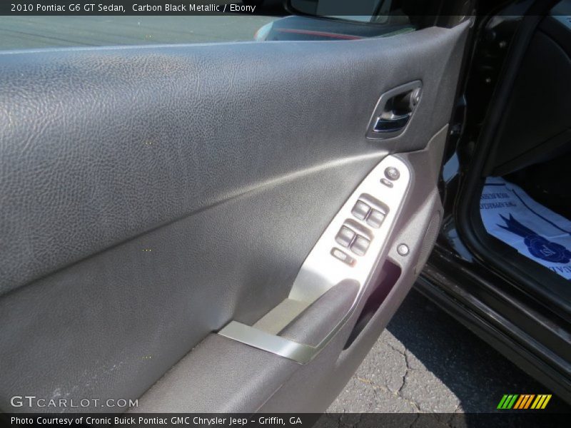 Carbon Black Metallic / Ebony 2010 Pontiac G6 GT Sedan