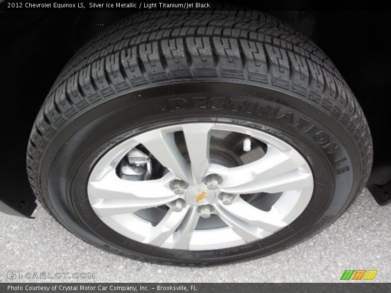 Silver Ice Metallic / Light Titanium/Jet Black 2012 Chevrolet Equinox LS