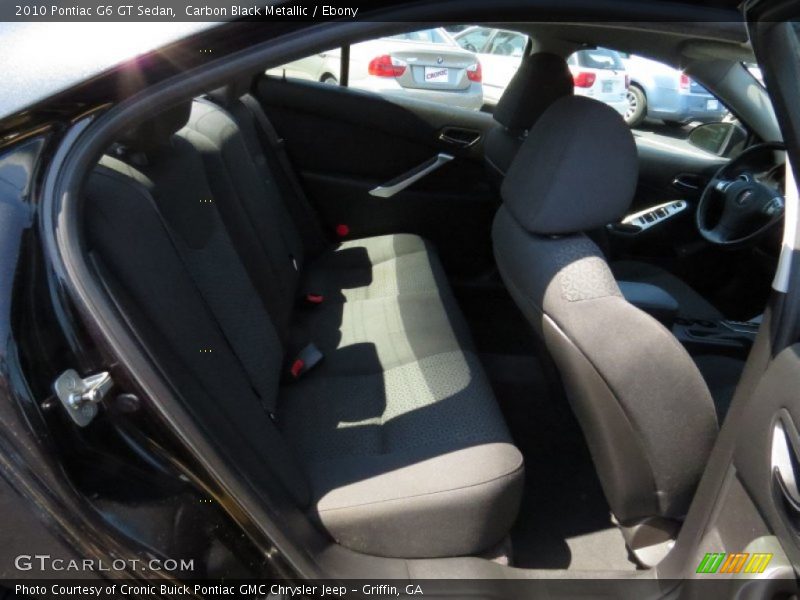 Carbon Black Metallic / Ebony 2010 Pontiac G6 GT Sedan