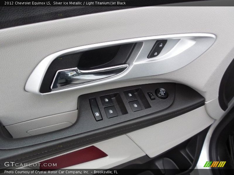 Silver Ice Metallic / Light Titanium/Jet Black 2012 Chevrolet Equinox LS