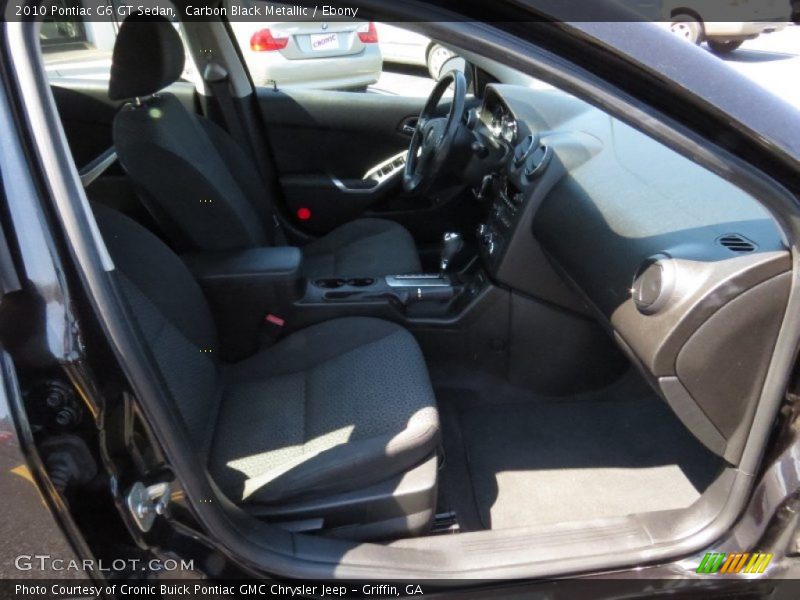 Carbon Black Metallic / Ebony 2010 Pontiac G6 GT Sedan