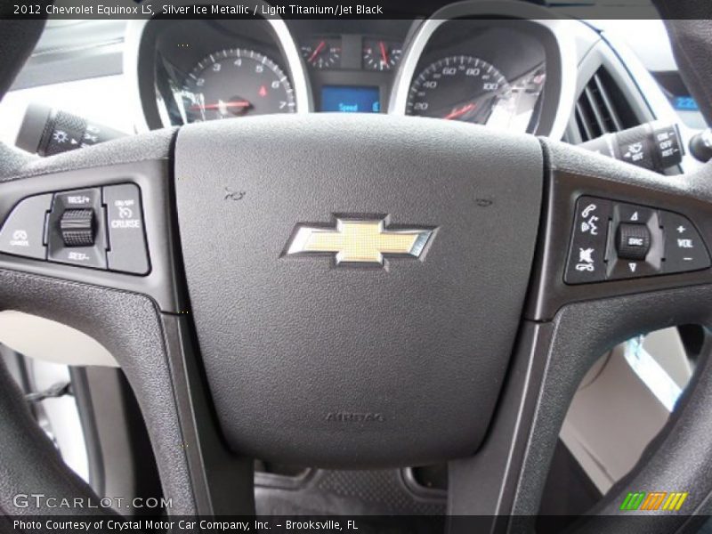 Silver Ice Metallic / Light Titanium/Jet Black 2012 Chevrolet Equinox LS