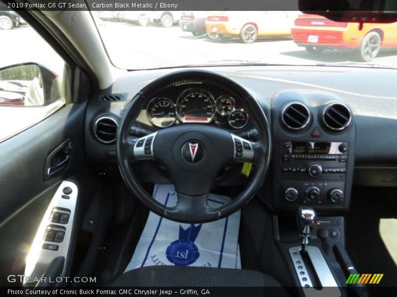 Carbon Black Metallic / Ebony 2010 Pontiac G6 GT Sedan