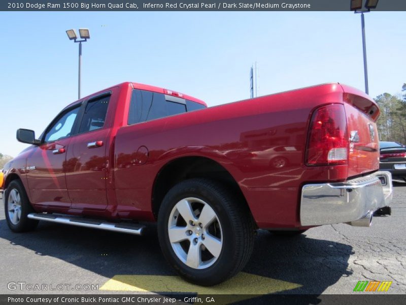 Inferno Red Crystal Pearl / Dark Slate/Medium Graystone 2010 Dodge Ram 1500 Big Horn Quad Cab