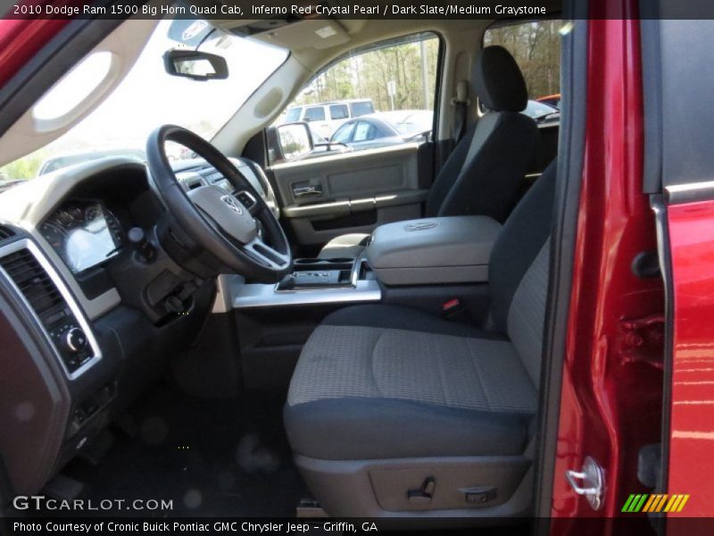 Inferno Red Crystal Pearl / Dark Slate/Medium Graystone 2010 Dodge Ram 1500 Big Horn Quad Cab