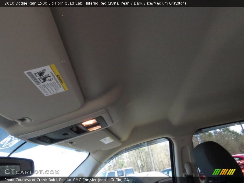 Inferno Red Crystal Pearl / Dark Slate/Medium Graystone 2010 Dodge Ram 1500 Big Horn Quad Cab