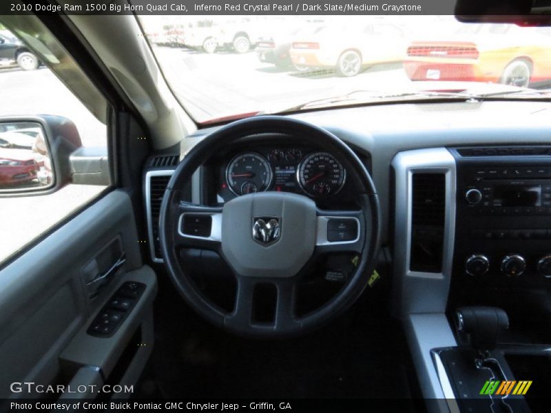 Inferno Red Crystal Pearl / Dark Slate/Medium Graystone 2010 Dodge Ram 1500 Big Horn Quad Cab