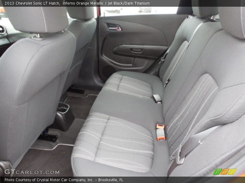 Inferno Orange Metallic / Jet Black/Dark Titanium 2013 Chevrolet Sonic LT Hatch
