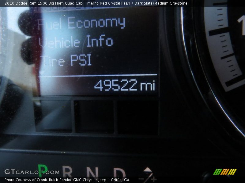 Inferno Red Crystal Pearl / Dark Slate/Medium Graystone 2010 Dodge Ram 1500 Big Horn Quad Cab