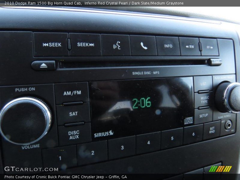 Inferno Red Crystal Pearl / Dark Slate/Medium Graystone 2010 Dodge Ram 1500 Big Horn Quad Cab
