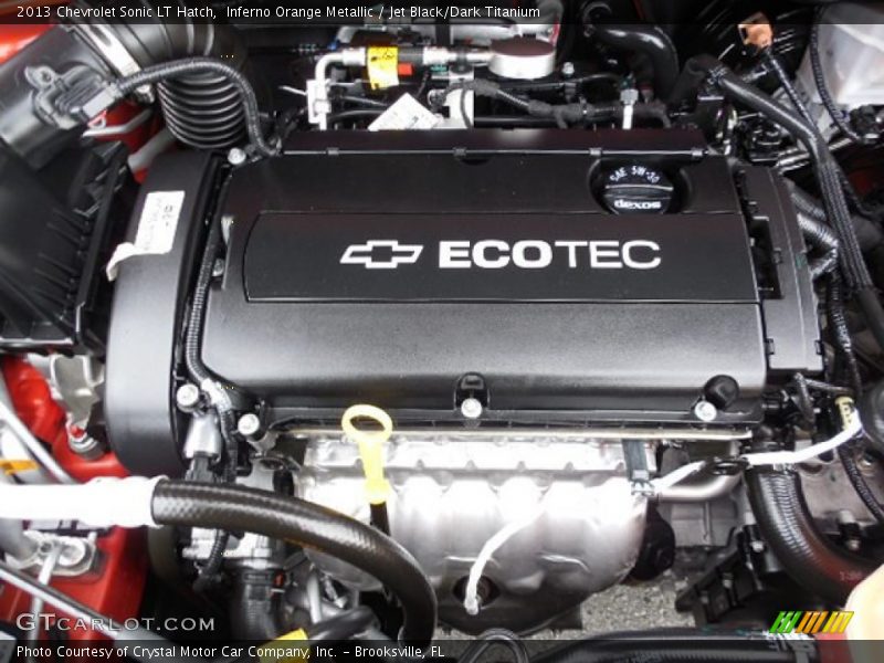 Inferno Orange Metallic / Jet Black/Dark Titanium 2013 Chevrolet Sonic LT Hatch