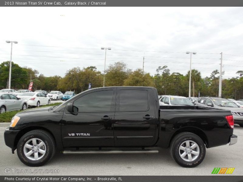 Galaxy Black / Charcoal 2013 Nissan Titan SV Crew Cab