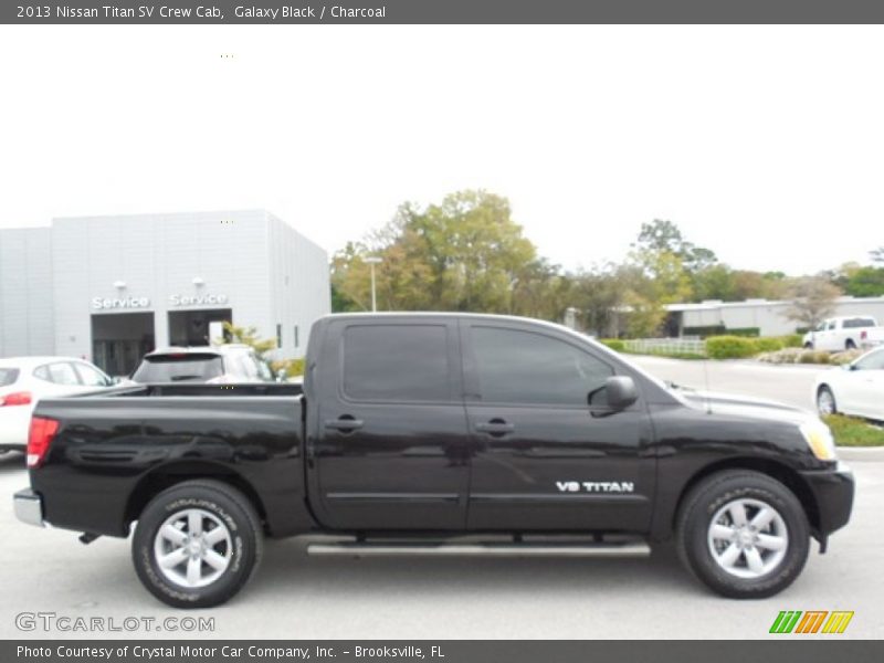 Galaxy Black / Charcoal 2013 Nissan Titan SV Crew Cab