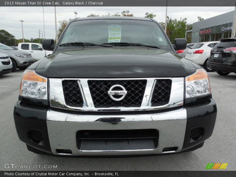 Galaxy Black / Charcoal 2013 Nissan Titan SV Crew Cab