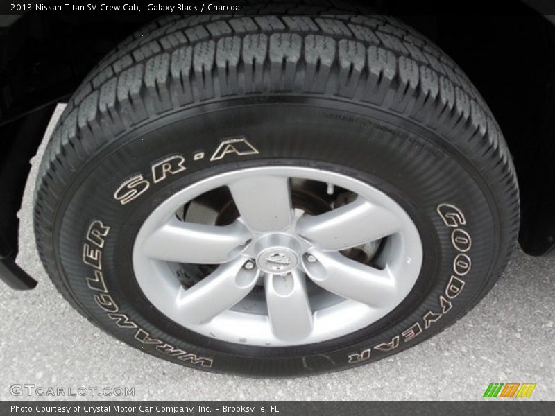 Galaxy Black / Charcoal 2013 Nissan Titan SV Crew Cab