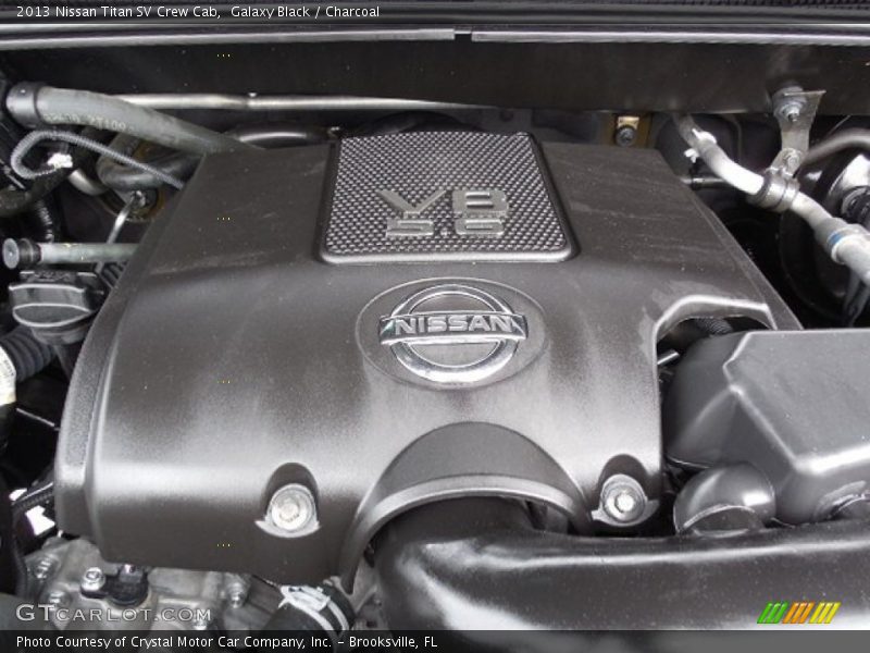Galaxy Black / Charcoal 2013 Nissan Titan SV Crew Cab