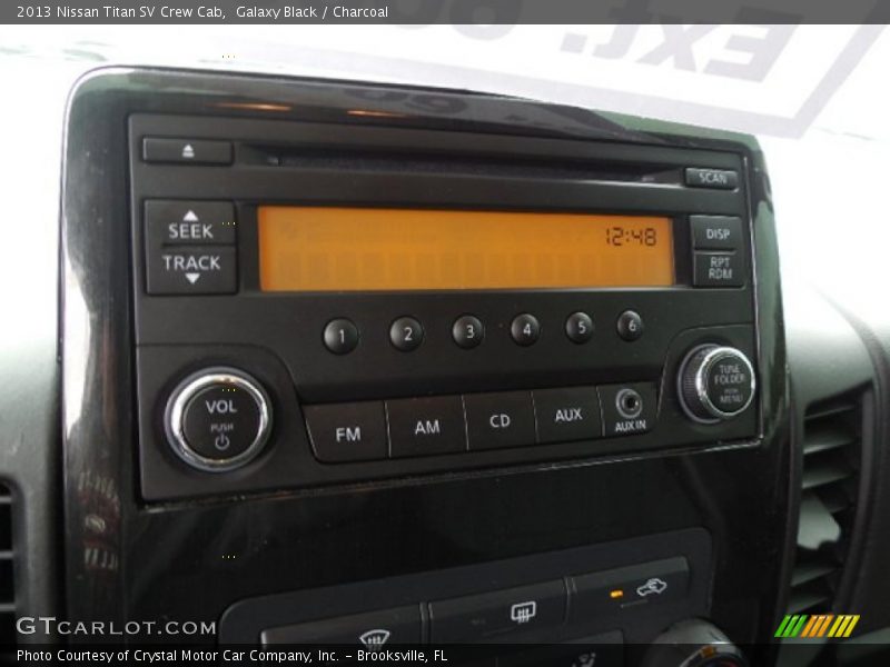 Galaxy Black / Charcoal 2013 Nissan Titan SV Crew Cab