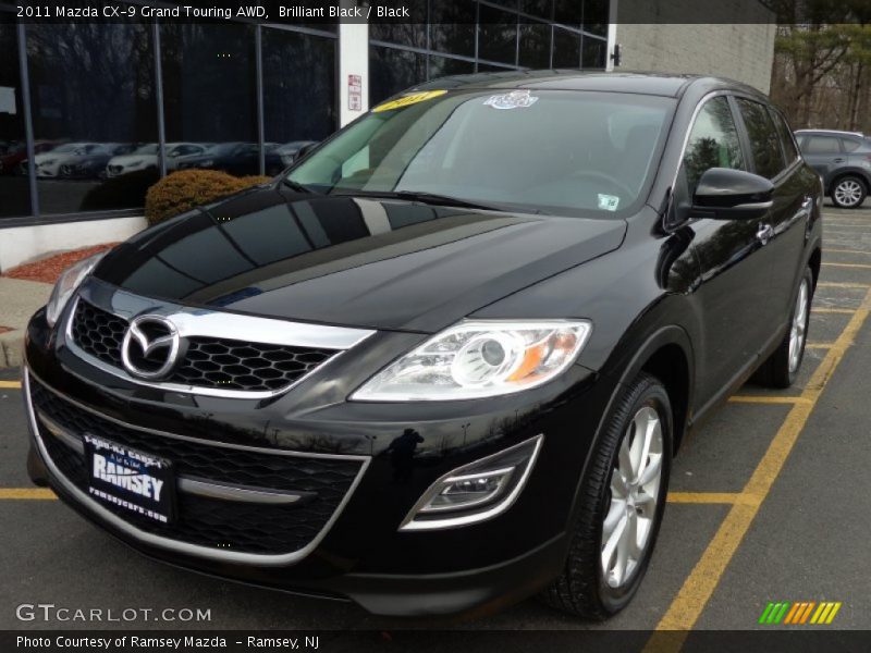 Brilliant Black / Black 2011 Mazda CX-9 Grand Touring AWD