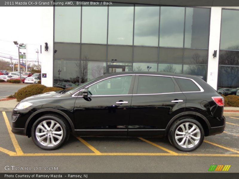 Brilliant Black / Black 2011 Mazda CX-9 Grand Touring AWD