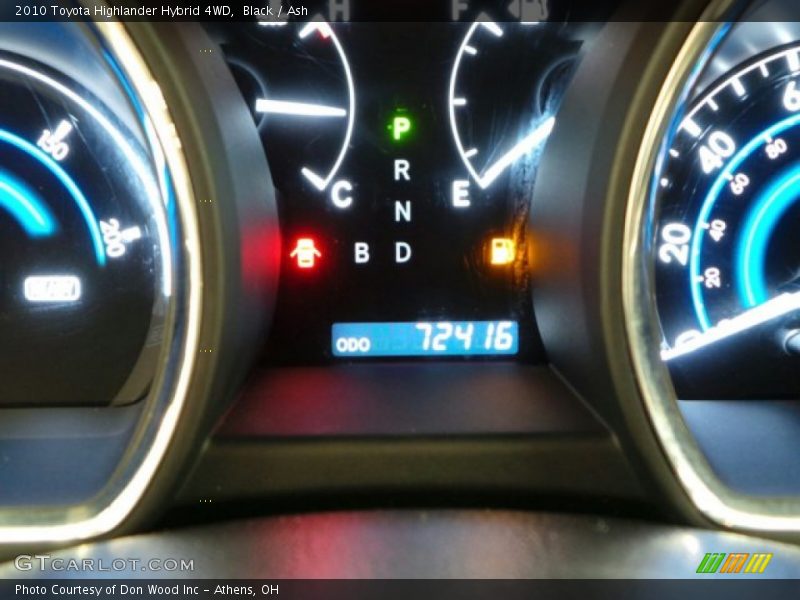 Black / Ash 2010 Toyota Highlander Hybrid 4WD