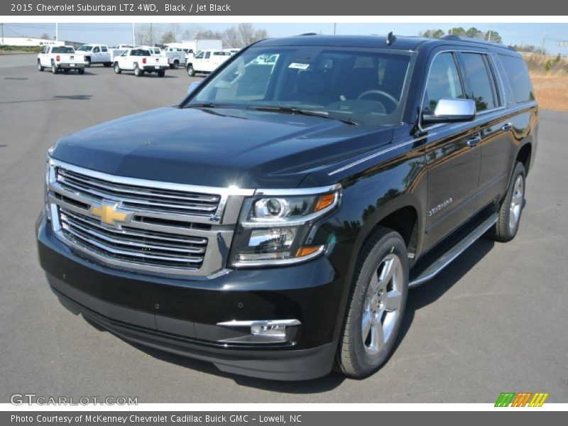 Black / Jet Black 2015 Chevrolet Suburban LTZ 4WD