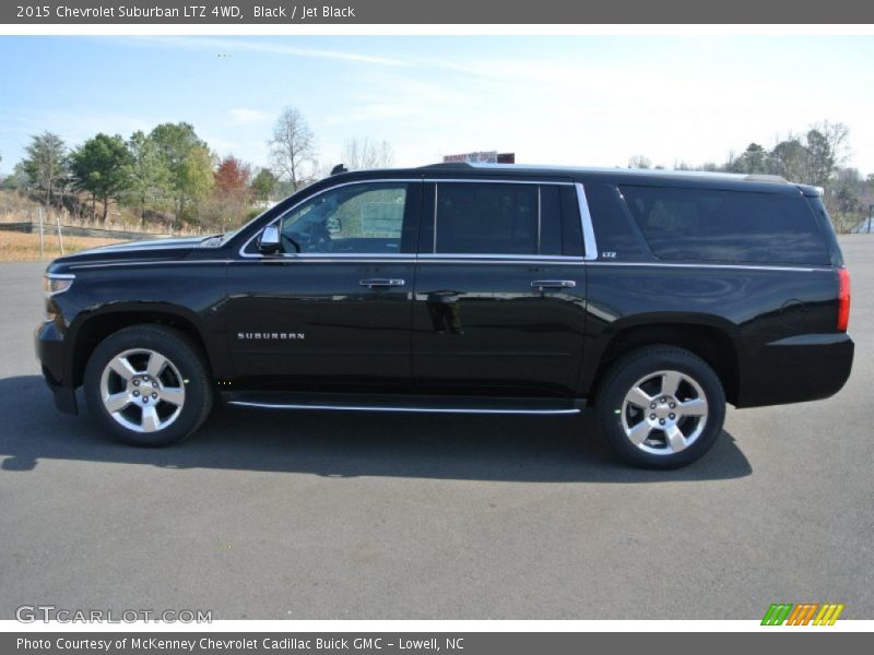Black / Jet Black 2015 Chevrolet Suburban LTZ 4WD