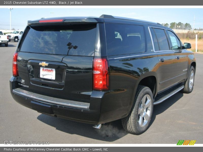 Black / Jet Black 2015 Chevrolet Suburban LTZ 4WD