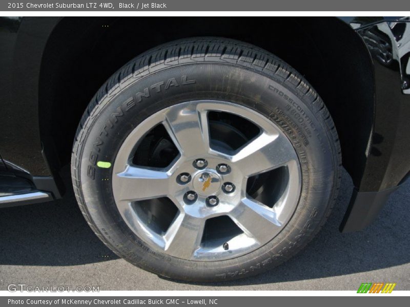 Black / Jet Black 2015 Chevrolet Suburban LTZ 4WD